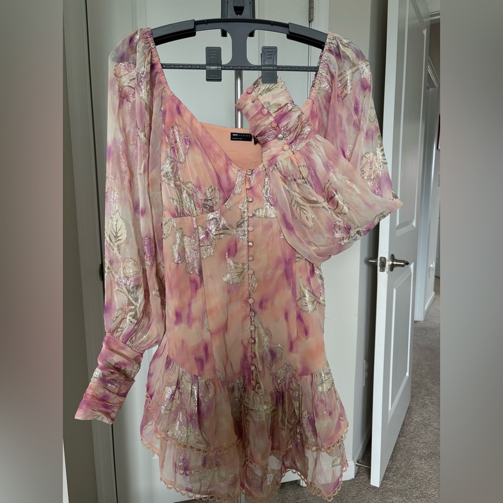 Floral ASOS Design Pink and Purple Women's Dress